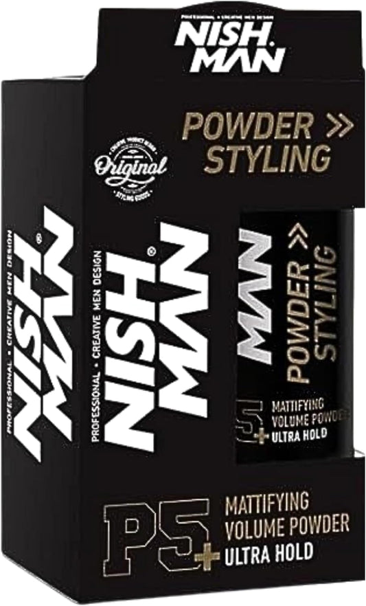 Nishman Hair - Cera en polvo de fijación ultra fuerte P5 20g