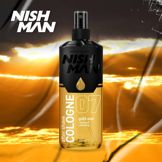 Nishman - Colonia para después del afeitado Gold One No.07 400 ml
