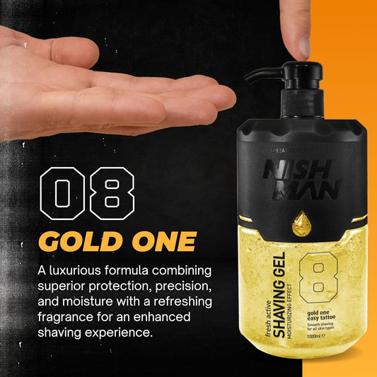 Nishman - Gel de afeitar No.8 Gold 1000 ml