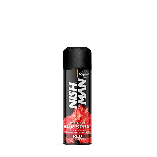 Nishman - Laca de color rojo para el cabello 150 ml