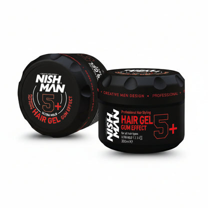 Nishman - Gel para el cabello | Efecto goma (No.5) 300ml