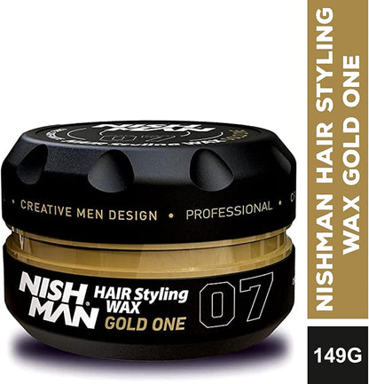 Nishman - Cera para peinar el cabello | Gold One No.07 150 ml