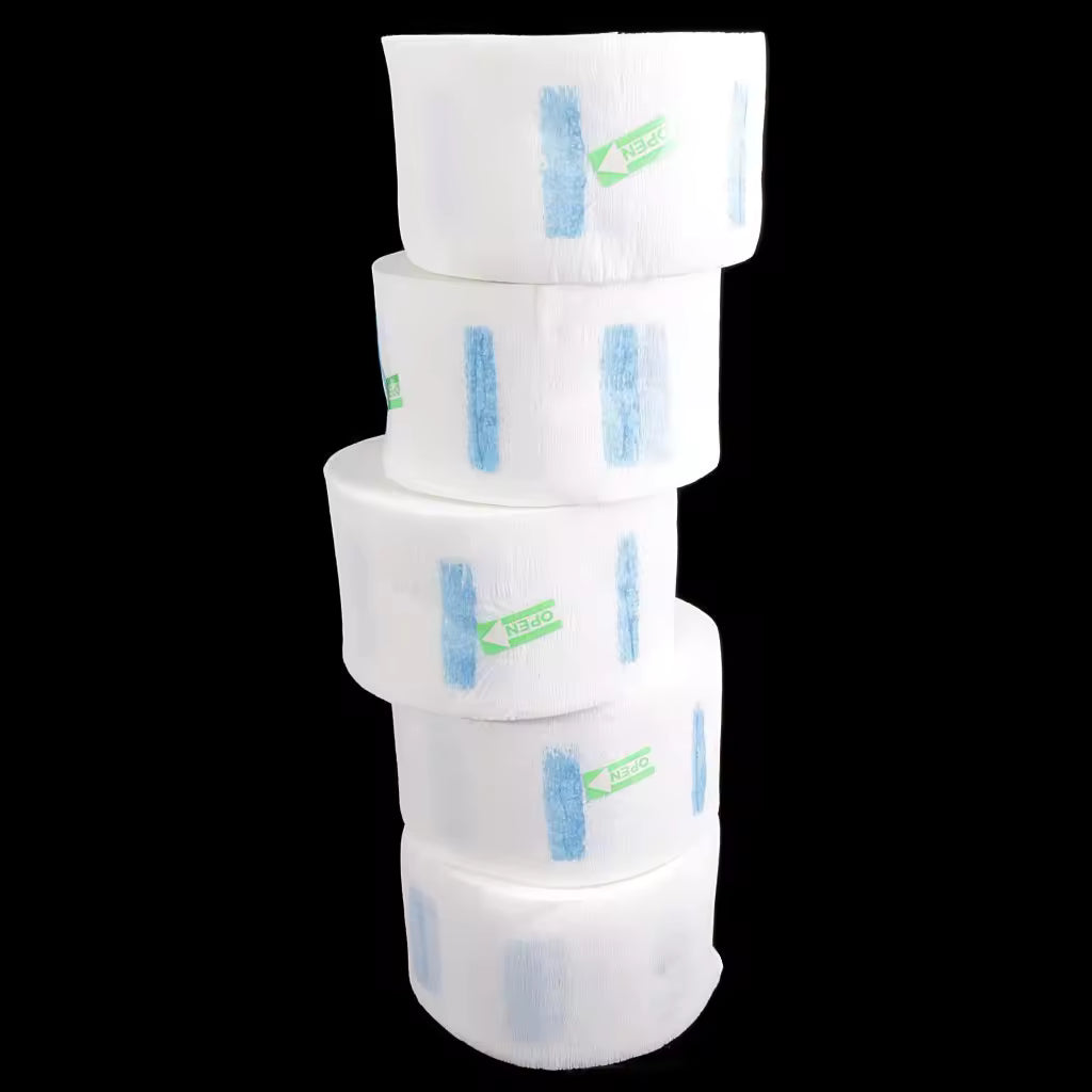HOT SALE !!!  20 Rollo *100tiras(total 2000TIRAS) TIRA Papel del Cuello Blanco para Peluquería,Barberia, Profesional para Protección del Cuello - Tiras Desechables Adhesivas de Alta Calidad