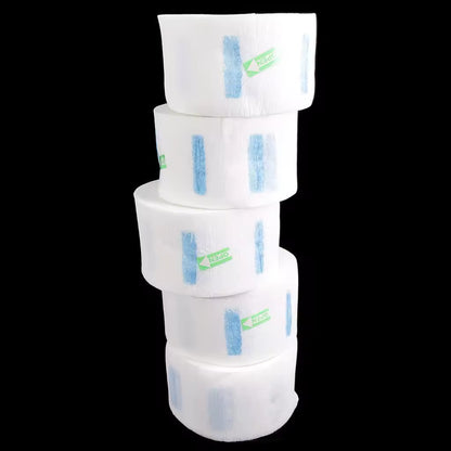 HOT SALE !!!  20 Rollo *100tiras(total 2000TIRAS) TIRA Papel del Cuello Blanco para Peluquería,Barberia, Profesional para Protección del Cuello - Tiras Desechables Adhesivas de Alta Calidad