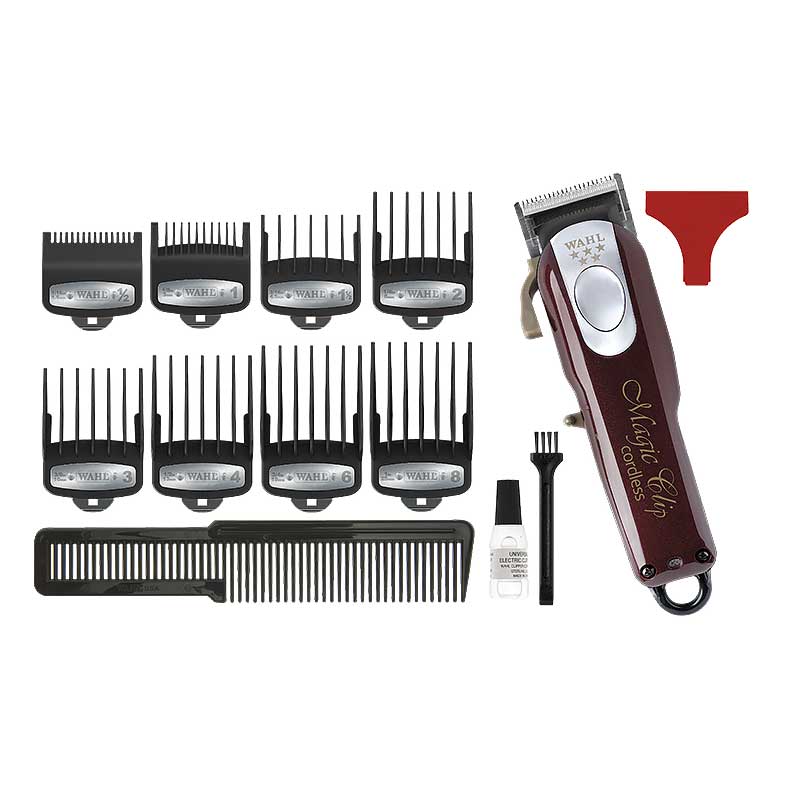 Wahl Maquina Magic Clip Cordless MAGIC CLIP SIN CABLE Recortadora de pelo inalámbrica con 8 peines incluidos