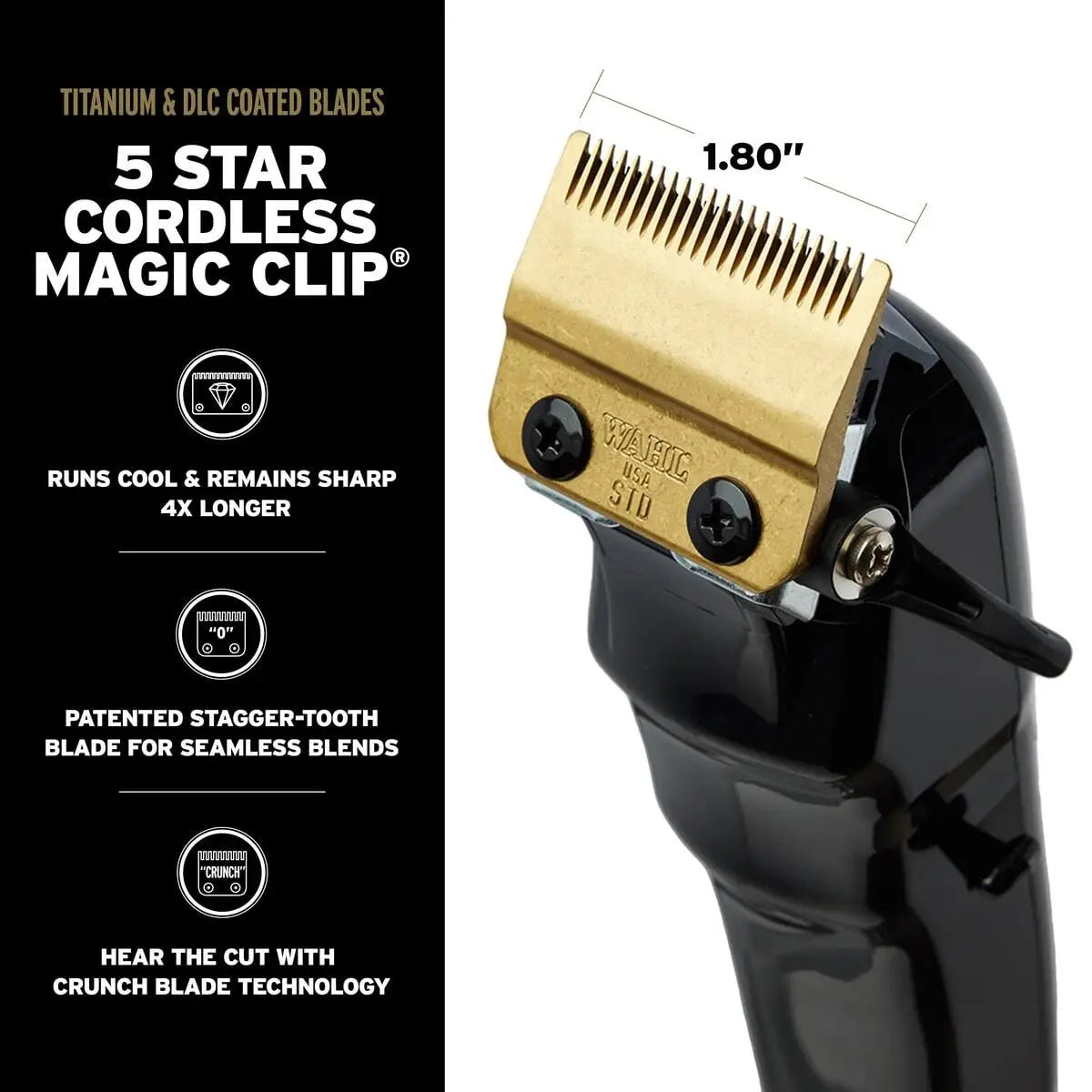 WAHL CORDLESS BARBER COMBO 5 STAR SERIE Maquina Cordless Barber Combo