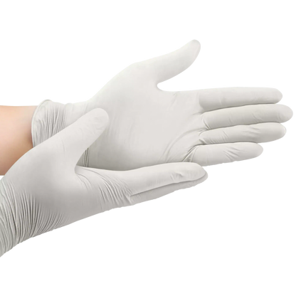 Guante desechable Látex  con polvo 100 und Natural Latex