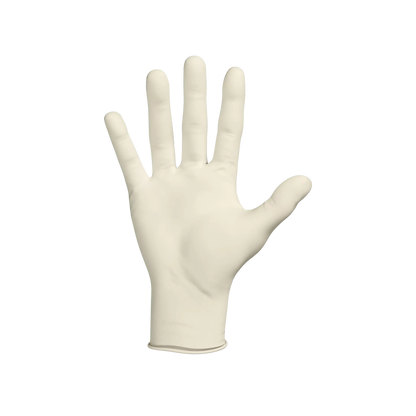 Guante desechable Látex  con polvo 100 und Natural Latex
