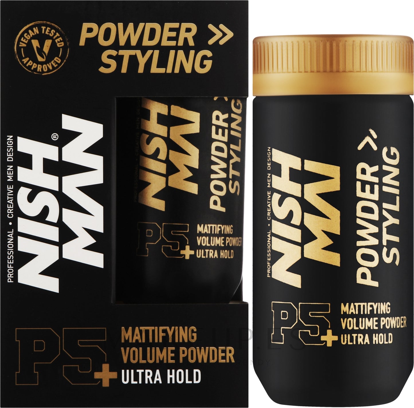 Nishman Hair - Cera en polvo de fijación ultra fuerte P5 20g