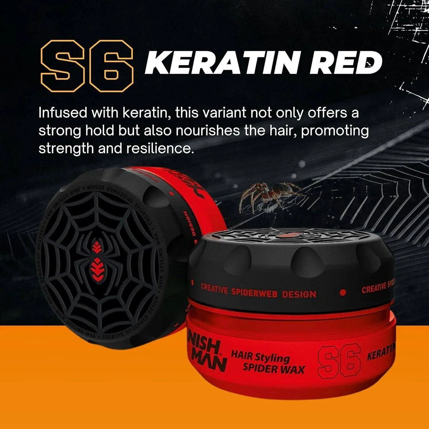 NISHMAN - CERA AL AGUA SPIDER KERATIN 2 S6 150 ml