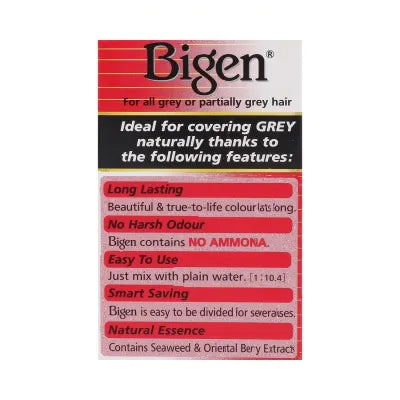 Bigen 26 Golden Brown Marron Dorado 6G