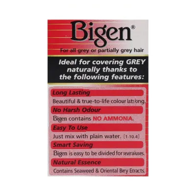 Bigen 37 Dark Auburn Castaño 6G