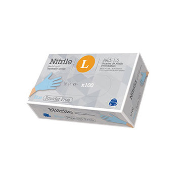 Guantes Rubberex Nitrilo Azul L 3.5Gr