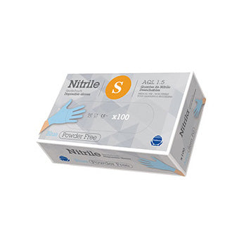 Guantes Rubberex Nitrilo Azul S 3.5Gr