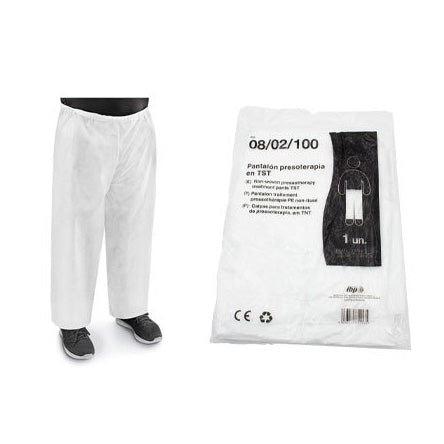 Pantalon Presoterapia 40Grs 1Pc Blanco Ibp