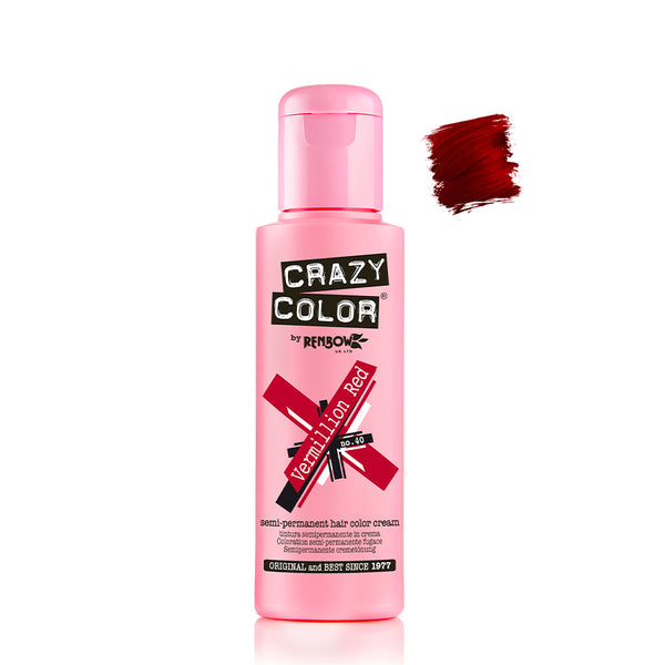 Crazy Color Vermillion Red Tinte